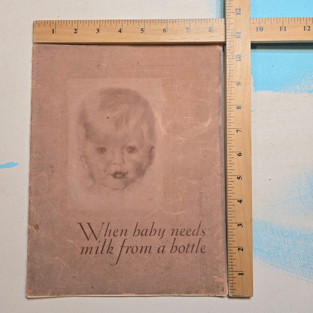 VTG 1930 Pet Milk Company Infant Baby Bottle Feeding Booklet MCM Antique Art USA - Picture 15 of 15